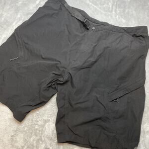 Novara Cargo Cycling Shorts Mens XXL Black Padded Lined Belted Mountain Road MTB